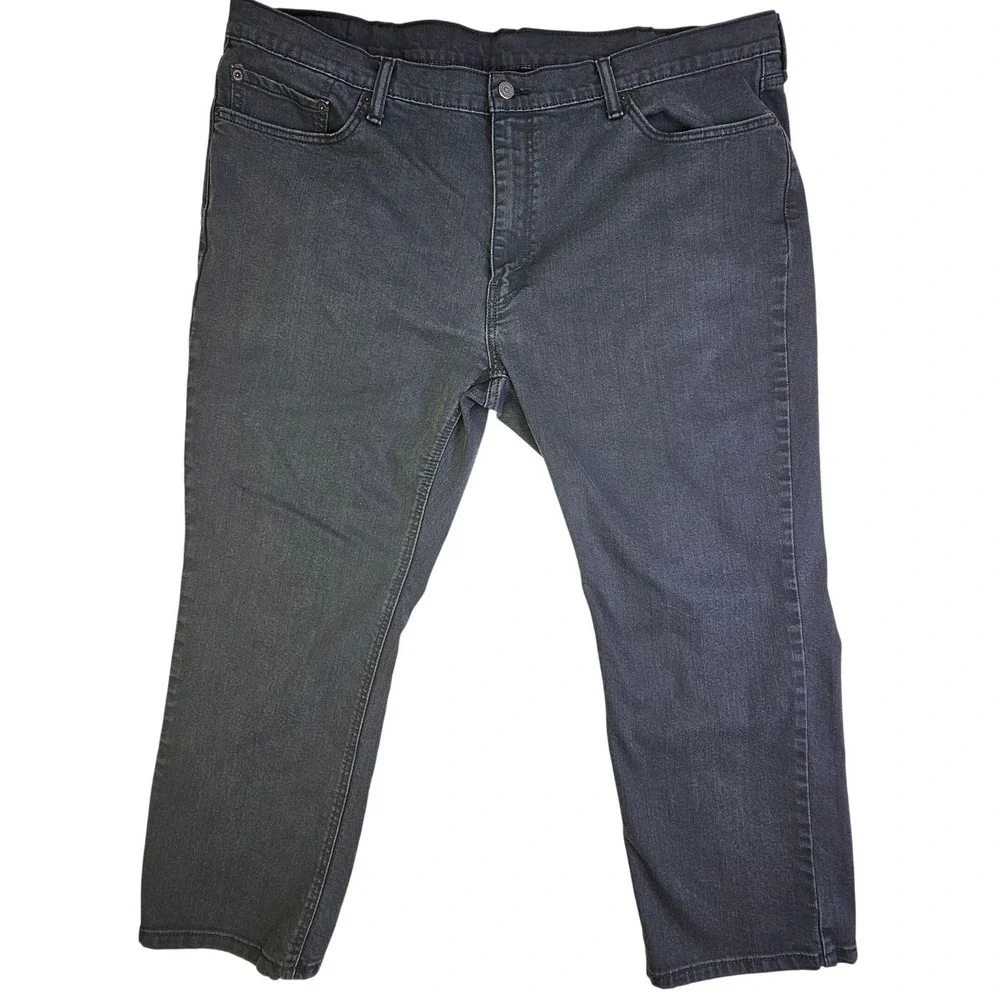 Levis 541 Athletic Taper Mens Jeans 46x29 Dark Gray Charcoal Stretch 187570019